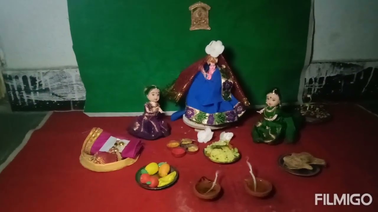 miniature navratri Day 5 Sri Lalita Devi puja