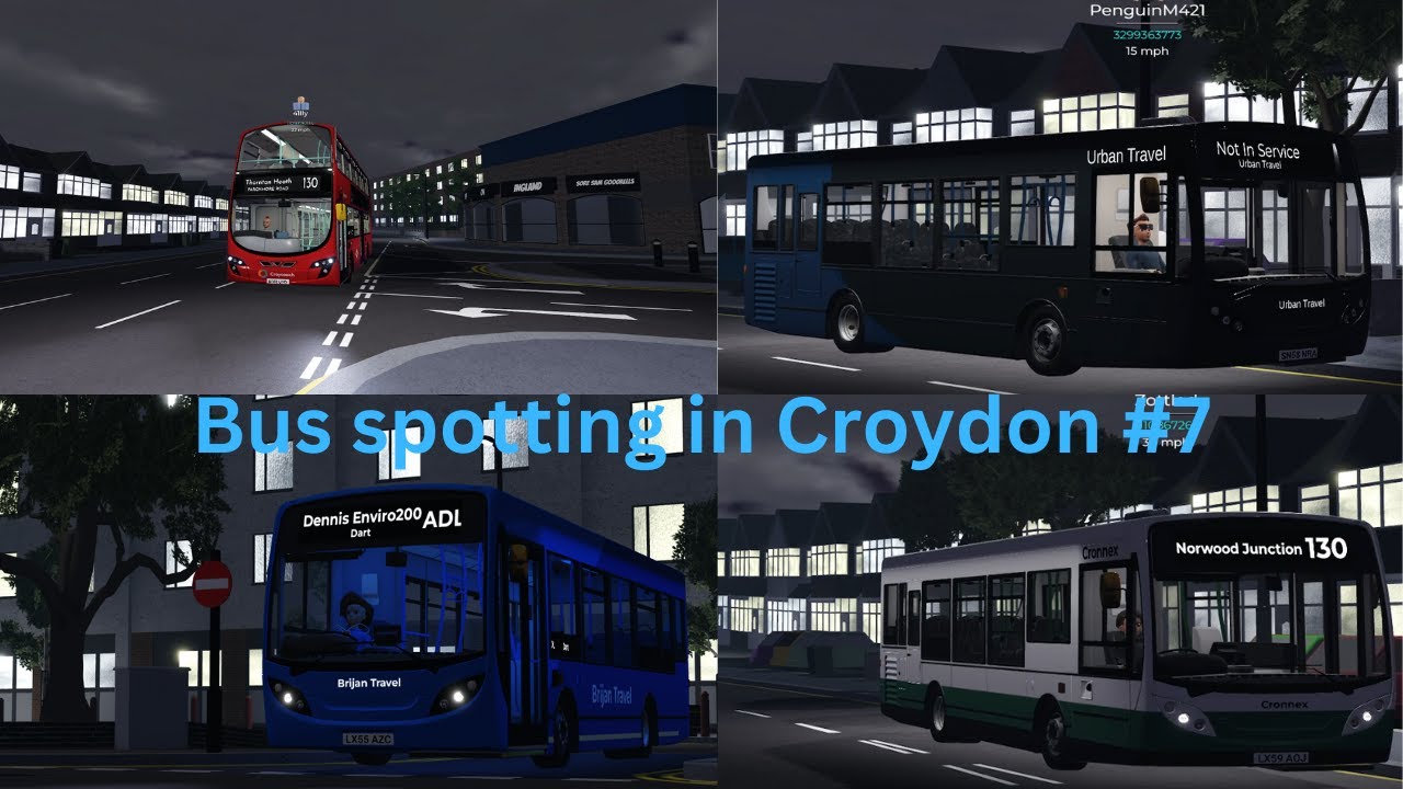 Roblox|Bus spotting in Croydon|SIM SERVERS|#7 2025/02/25