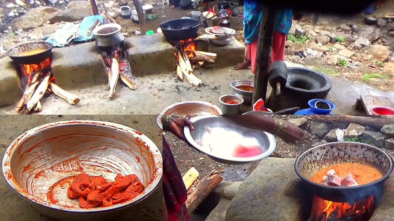 Hogenakkal Fish Cooking| Fish Fry and Fish Gravy| Fish Spice| Hogenakkal Tasty Fish Cooking