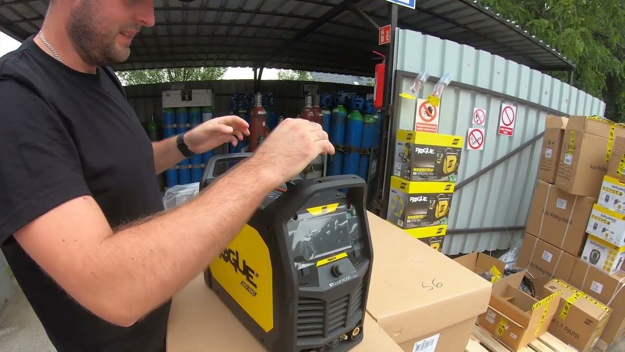 Unboxing i Recenzja ESAB Rogue ET 230iP AC/DC &ndash; Wszechstronna Spawarka do Profesjonalnych Zastosowań