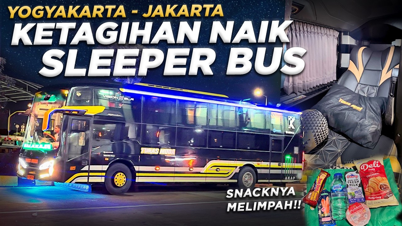 GAK RUGI BAYAR Rp400.000 NAIK BUS INI‼️ Tunas Muda Sleeper Bus Jogja - Jakarta