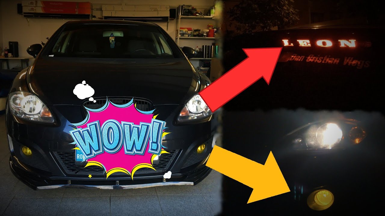 Am Modificat Stopul de Frana + Montat Folie Galbena pe Proiectoare.Vlog 284