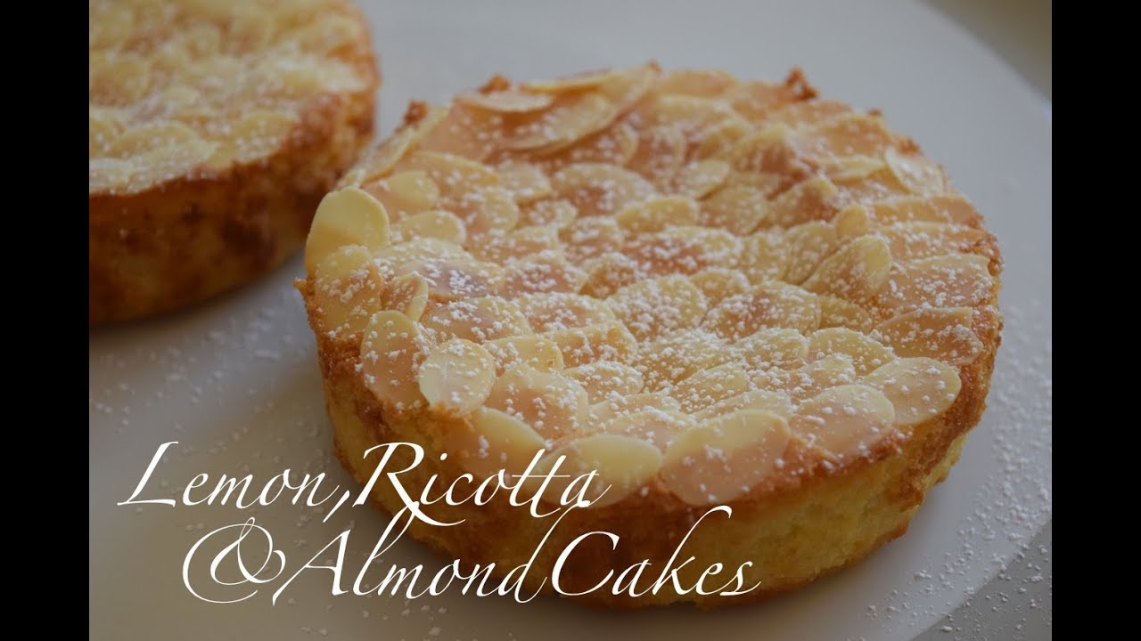 Lemon, Ricotta & Almond Cakes | Sundaebake