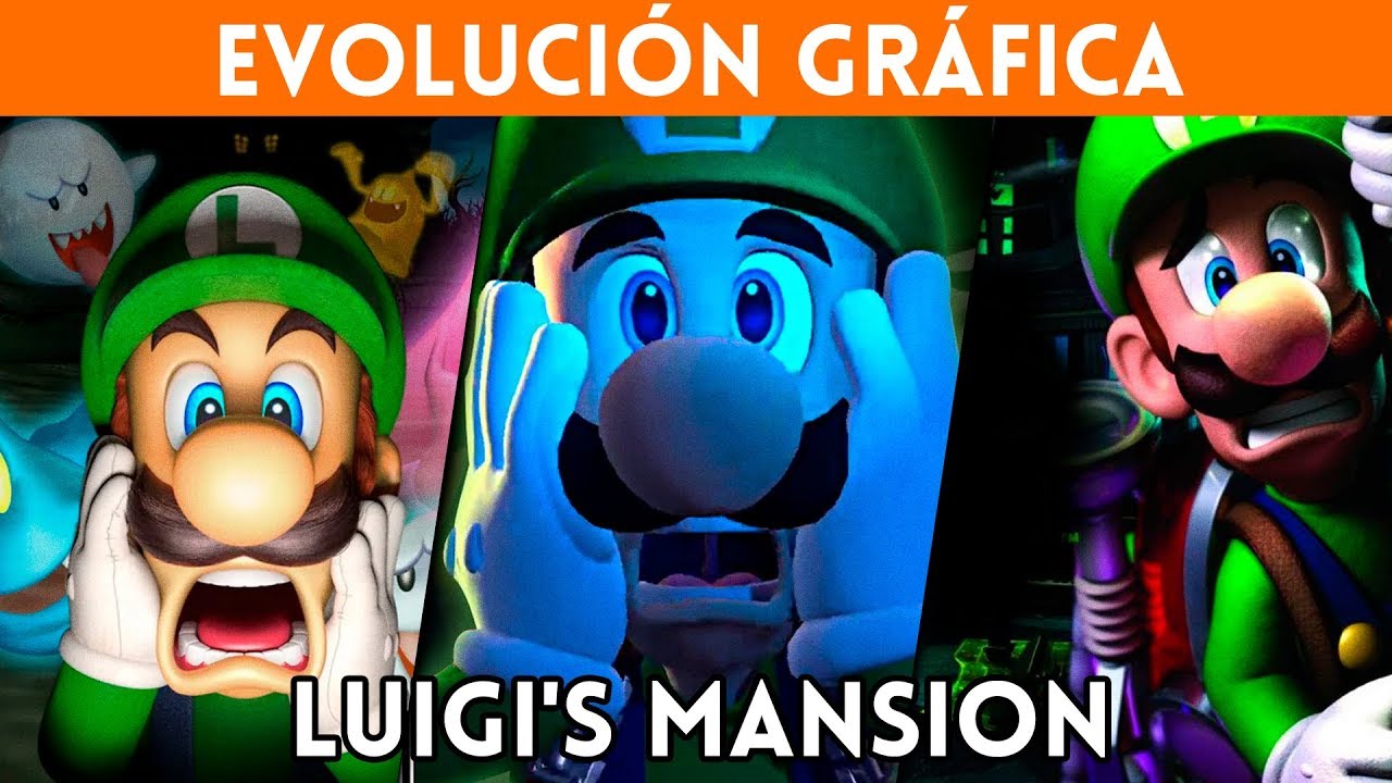 La EVOLUCIÓN GRÁFICA de Luigi's Mansion (2002-2019) - ¡Siéntete viejo!