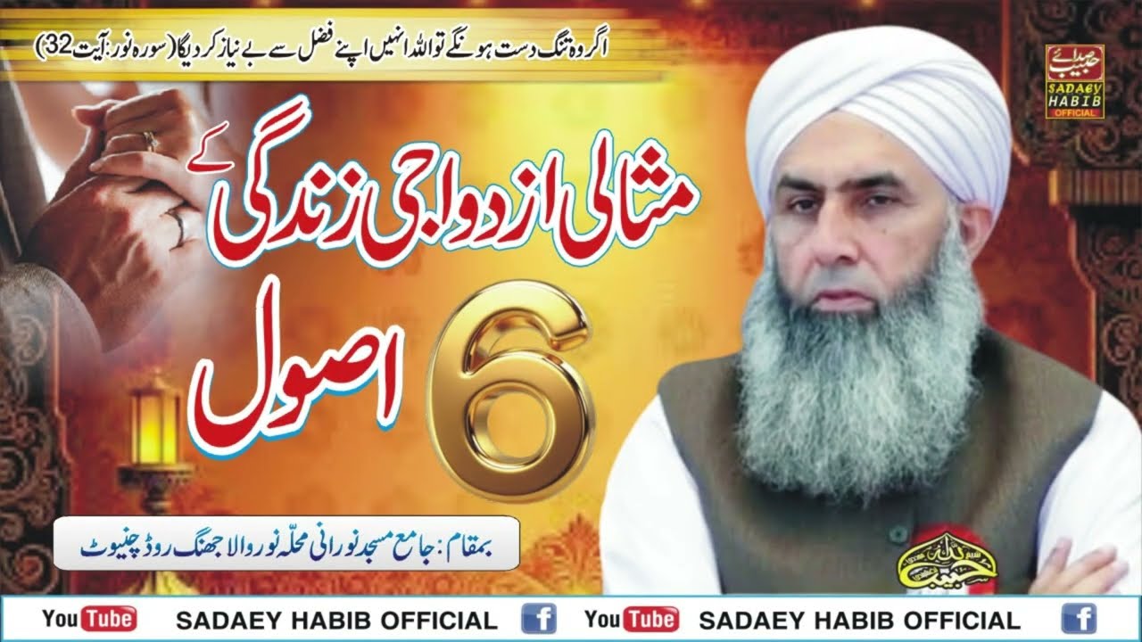 مثالی ازدواجی زندگی کے 6 اصول | Lastes 2026 Bayan | Shaykh Habibullah Naqshbandi
