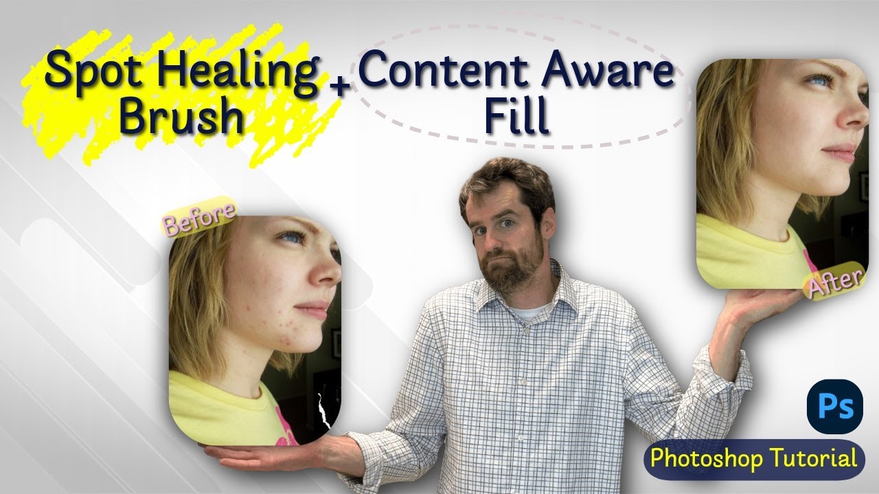 Spot Healing Brush and Content Aware Fill