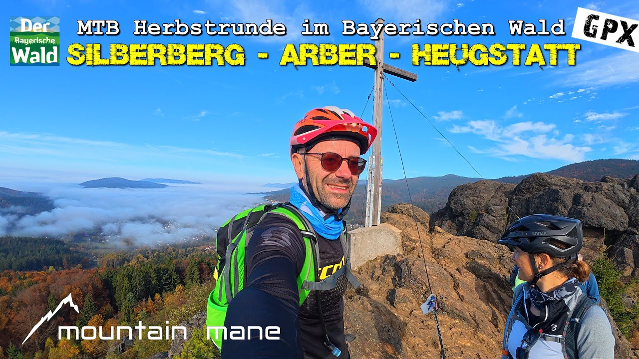 Herbstliche MTB-Tour im Bayerischen Wald | Silberberg, Gro&szlig;er Arber, Heugstatt