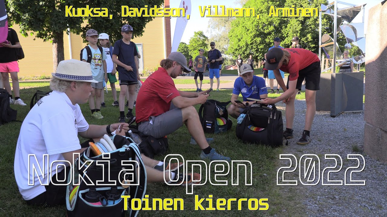 lcgm8 Disc Golf - Nokia Open 2022 toinen kierros, ryhmä 2