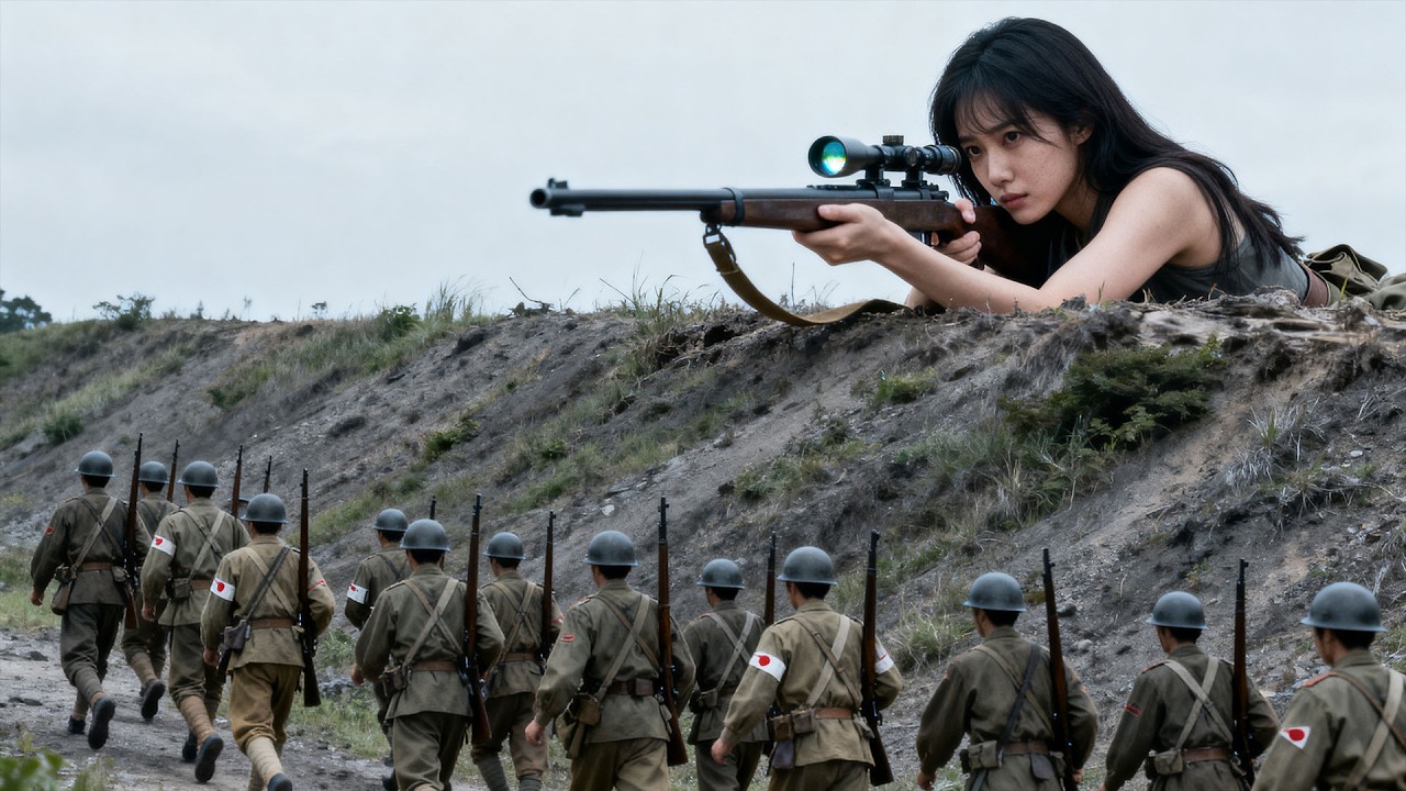 日軍進村行兇，險被抓住的少女，化身殺神一槍一個日本兵，消滅整個日本小隊⚔️ 抗日 MMA | Kung Fu⚔️ 抗日 MMA | Kung Fu