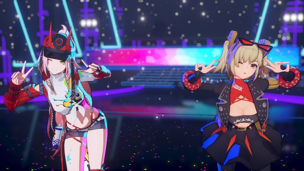 『LADY CRAZY』-  Rappa & Burnice - HonkaiStarail X ZenlessZoneZero MMD