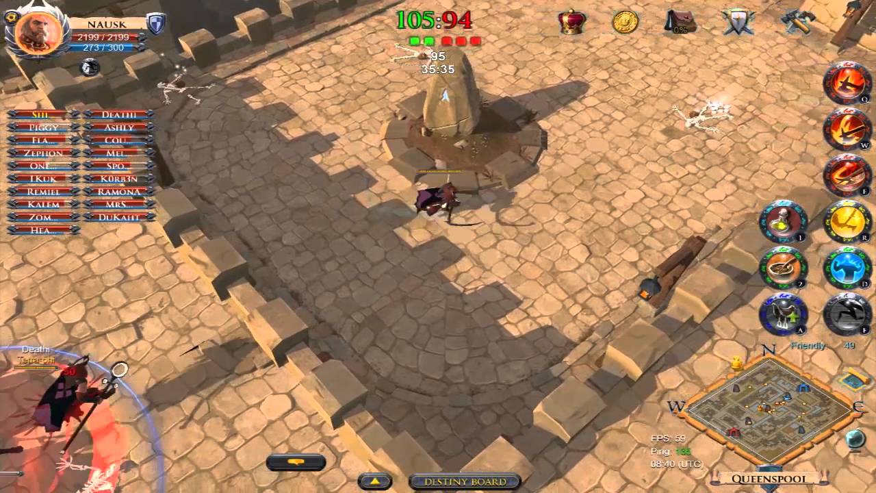 Albion Online - Tetra-Phi vs Rest In Pieces | Town GvG (20vs20)