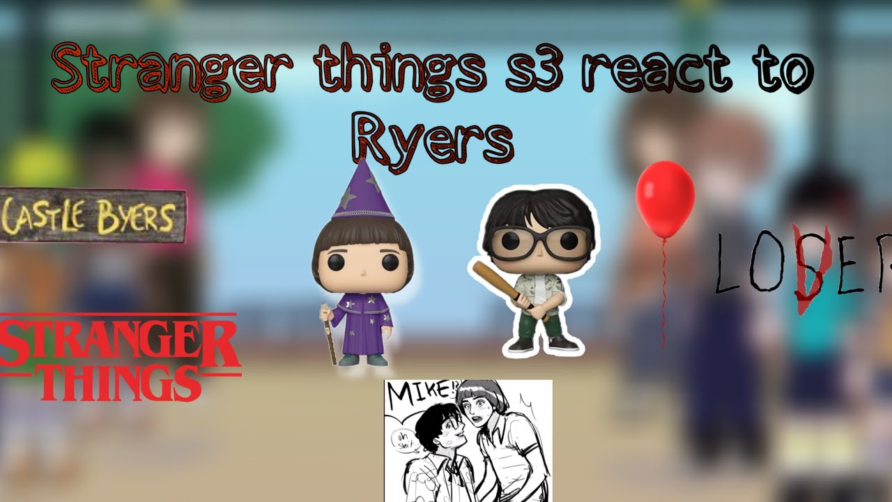 Stranger Things S3 react to Ryers FULL PART (none of the TikTok’s are mine)
