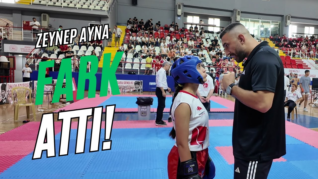DENİZLİ KICKBOKS LİGİNDE ZEYNEP AYNA RÜZGARI! #kickboks #kickforwin
