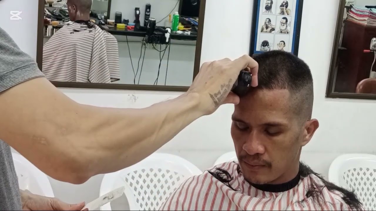💈 how to easily haircut 💈 Cambodia barber #hairstyle #haircut #hair #how