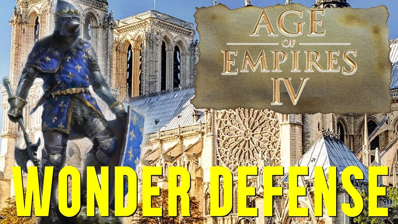 EPIC FRENCH DEFENSE OF NOTRE DAME | French vs English - Age of Empires 4 Multiplayer
