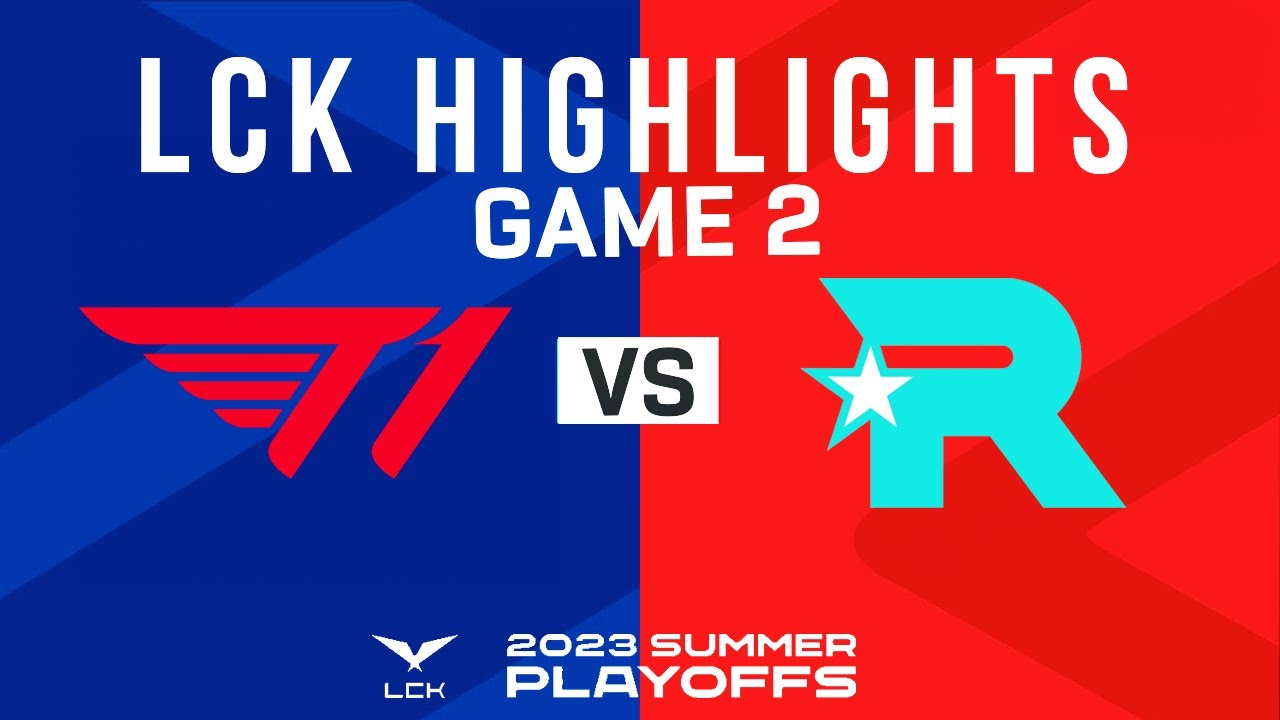 T1 vs KT Highlights GAME 2 | LCK Summer Playoffs 2023 | T1 vs KT Rolster