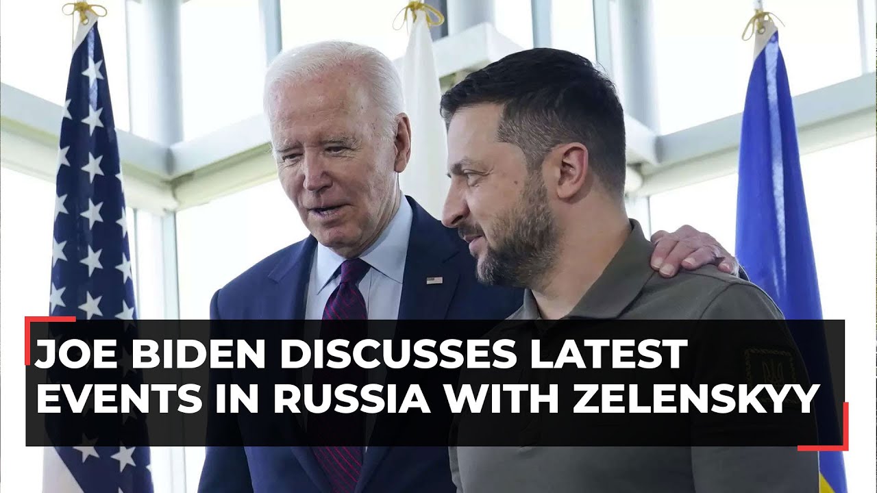Biden discusses latest events in Russia, Ukraine's counter-offensive with Zelenskyy
