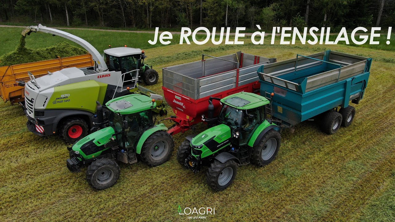😎 JE ROULE à l'ENSILAGE avec un DEUTZ 6120 chez THEO ! 💪☘