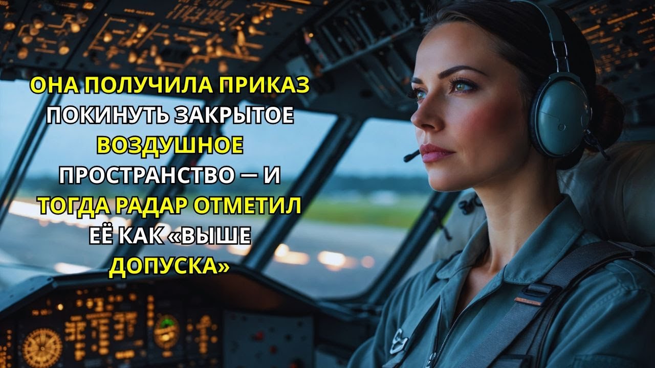 ОНА ПОЛУЧИЛА ПРИКАЗ ПОКИНУТЬ ЗАКРЫТОЕ ПРОСТРАНСТВО — НО РАДАР ВНЕЗАПНО ПОКАЗАЛ «ВЫШЕ ДОПУСКА»