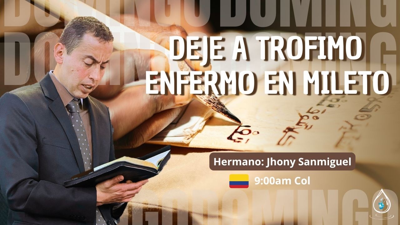 DEJE A TROFIMO ENFERMO EN MILETO