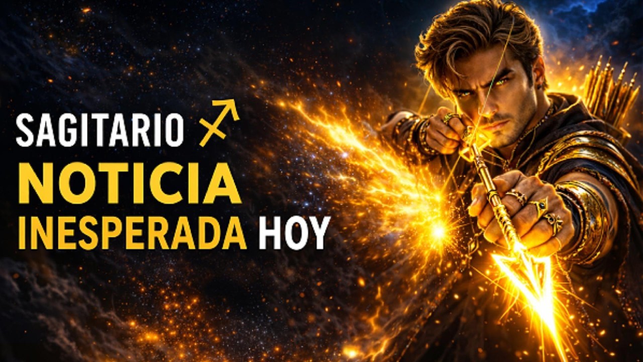 SAGITARIO ♐ — Noticia Potente e Inesperada Llega Hoy  Horóscopo 24 de Febrero 2026