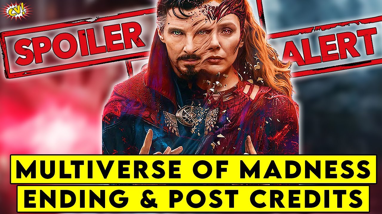 Dr Strange In The Multiverse of Madness Ending & Post Credit Scene Explained || ComicVerse