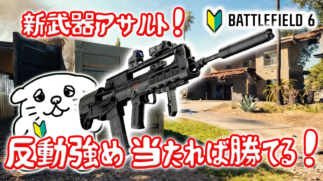 新武器アサルトゲットしたよ❗️どれほど強いか性能テストしてくるね❗️【バトルフィールド6】