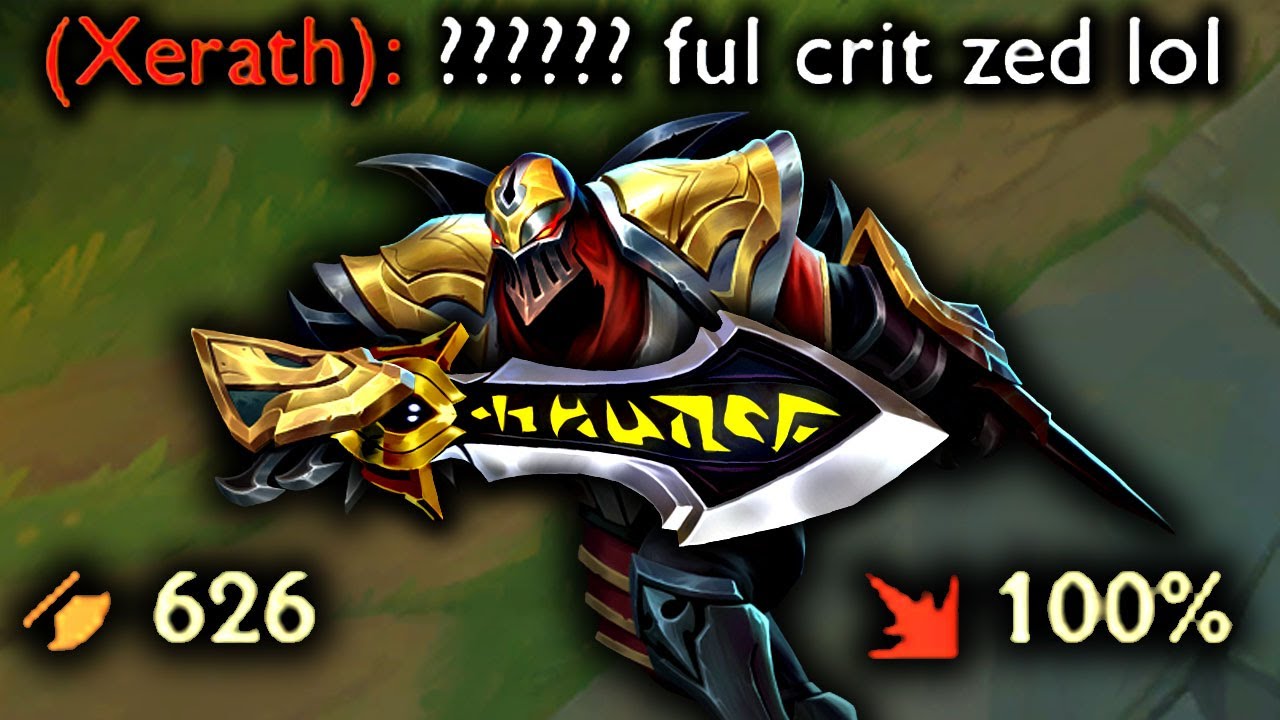 NERF FULL CRIT ZED IN SEASON 11