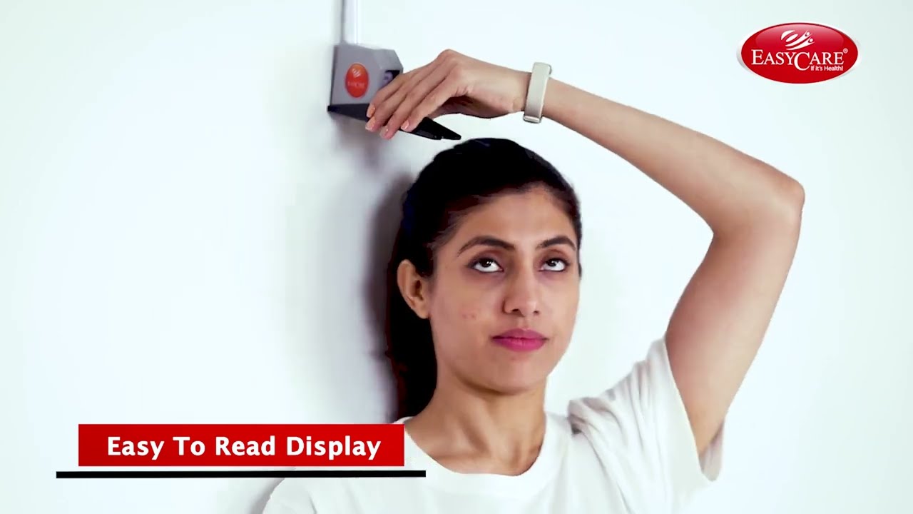 How to use EASYCARE Manual Stature Meter | Height Meter | EASYCARE Global