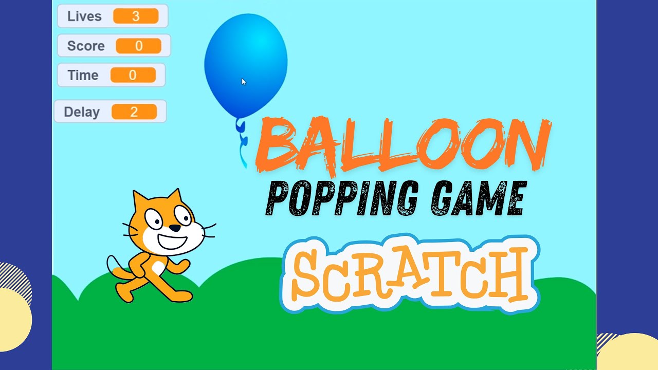 Balloon Popping Game in Scratch 🎈 | Simple Coding Tutorial