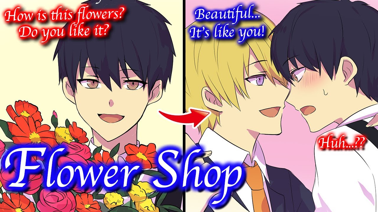 【BL Anime】A man who works at a flower shop tells his feelings to his love through a bouquet.