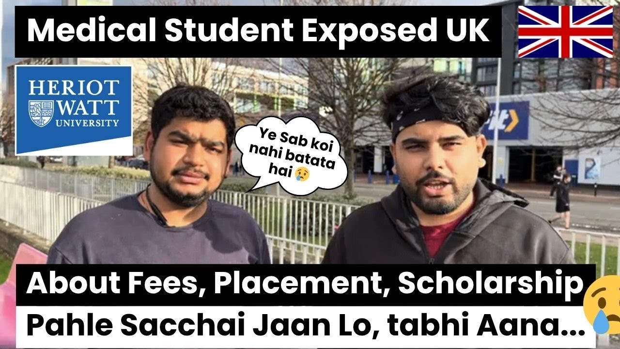 Dark REALITY of UK | Medical Student Life in Heriot-Watt University | Is It Worth Coming UK IN 2025