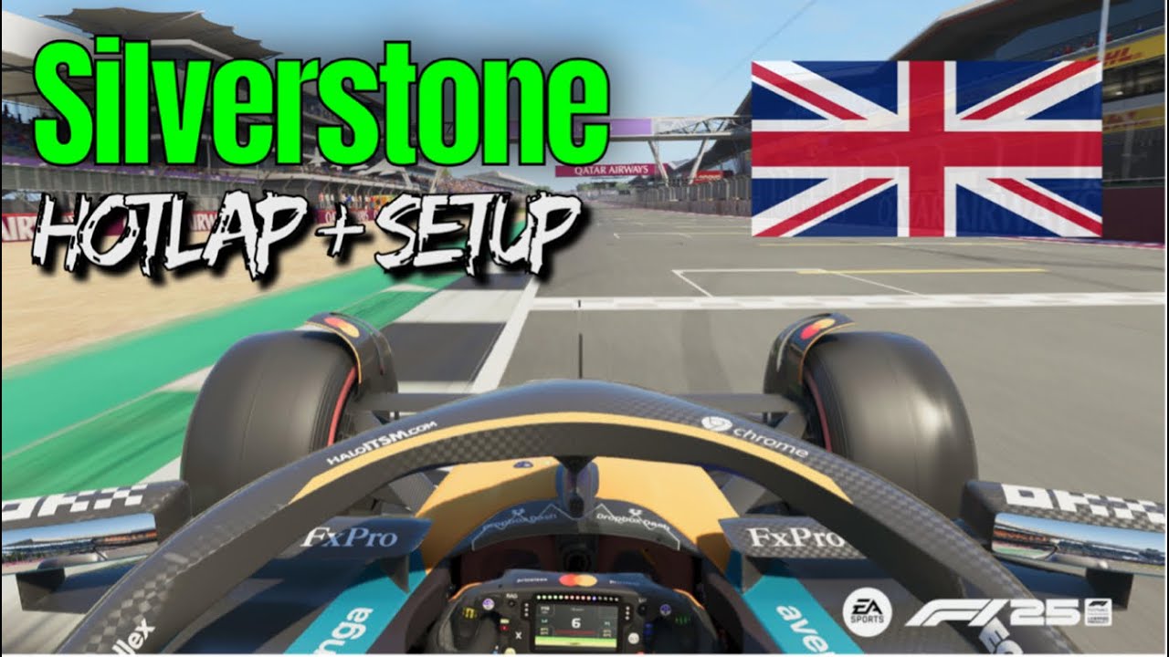 F1 25 SILVERSTONE HOTLAP + SETUP - [1:27.415] - NO ASSISTS