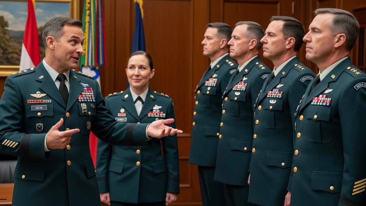 “He Joked About Her Rank — Then Four Generals Snapped to Attention in Silence”