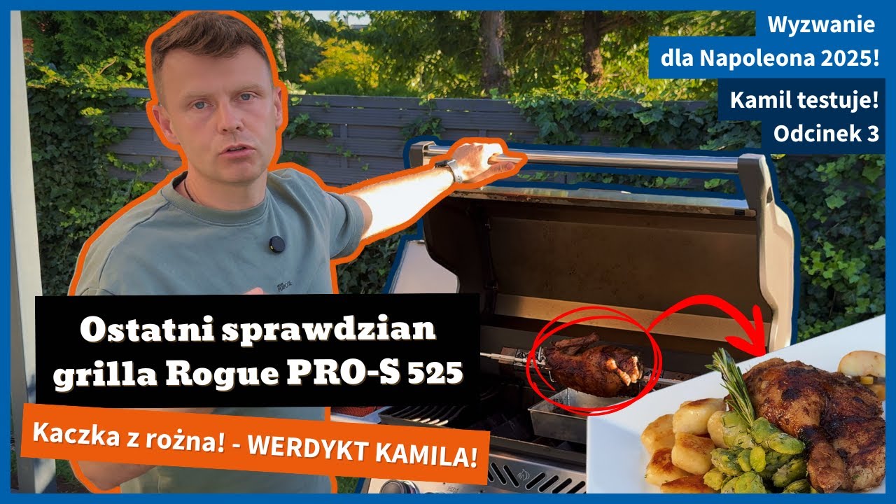 Ostatni sprawdzian: kaczka z rożna z dodatkami! WERDYKT Kamila! [Wyzwanie Napoleona Kamil #3]