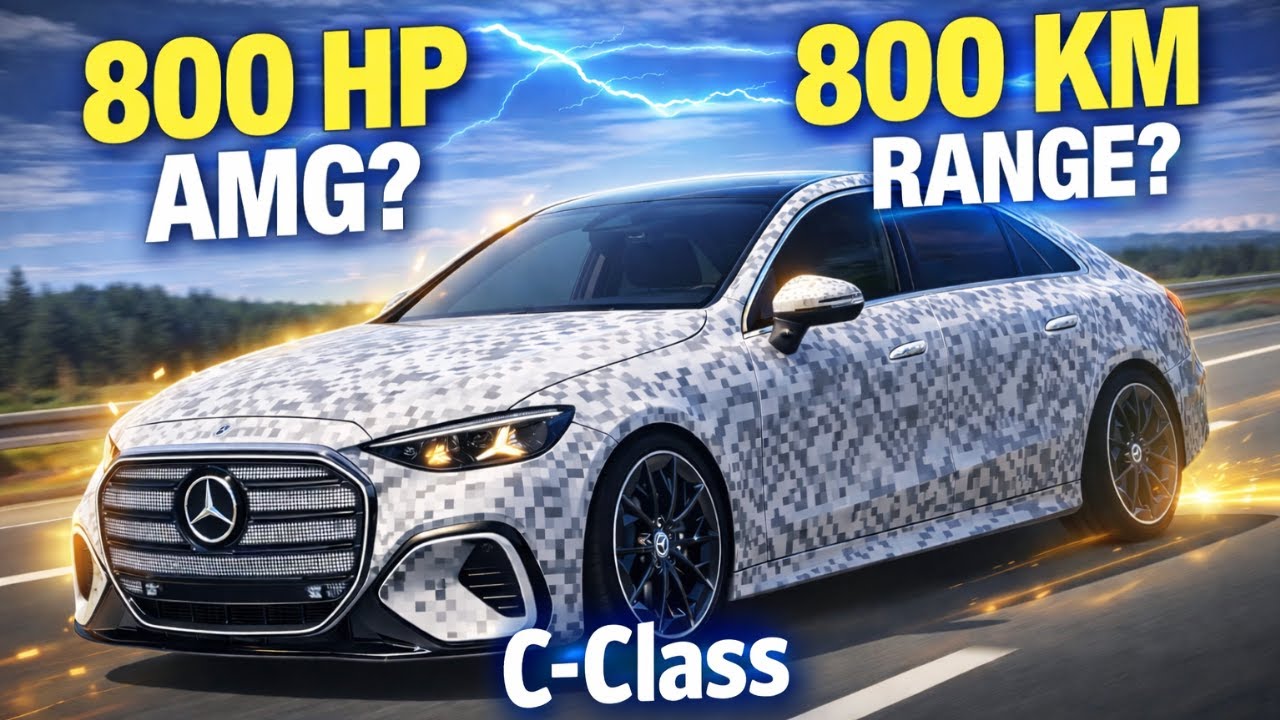 2027 Mercedes C Class EV Rendered First Look at New Design and 800 HP AMG