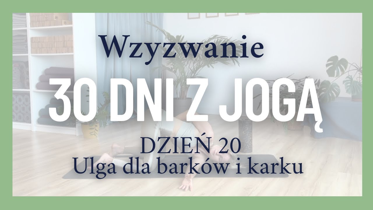 Zdejmij napięcie z barków i karku | ulga w 10 minut | rozluźnij kark. | 30 dni z jogą | DZIEŃ 20