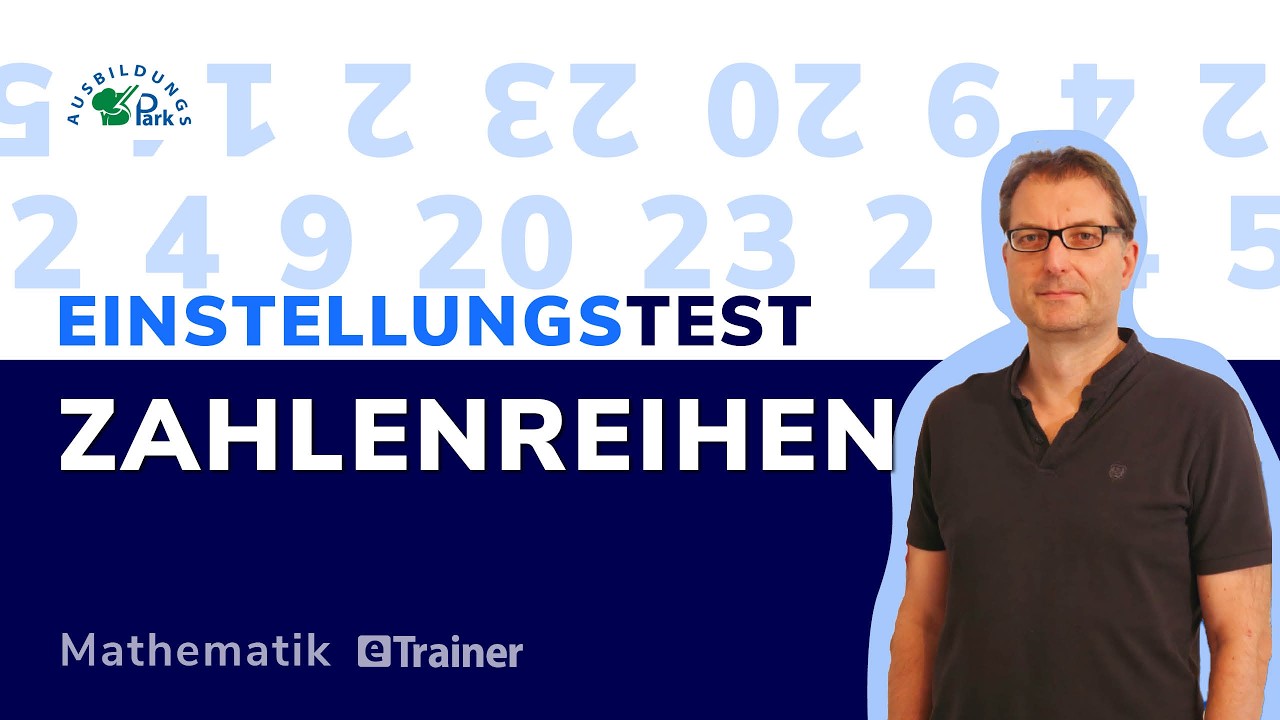 📘 Einstellungstest Mathe Zahlenreihen – einfach erklärt! #einstellungstest #Zahlenreihen #mathe