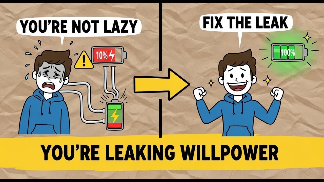 You're Not Lazy. You're Leaking Willpower (Fix This)