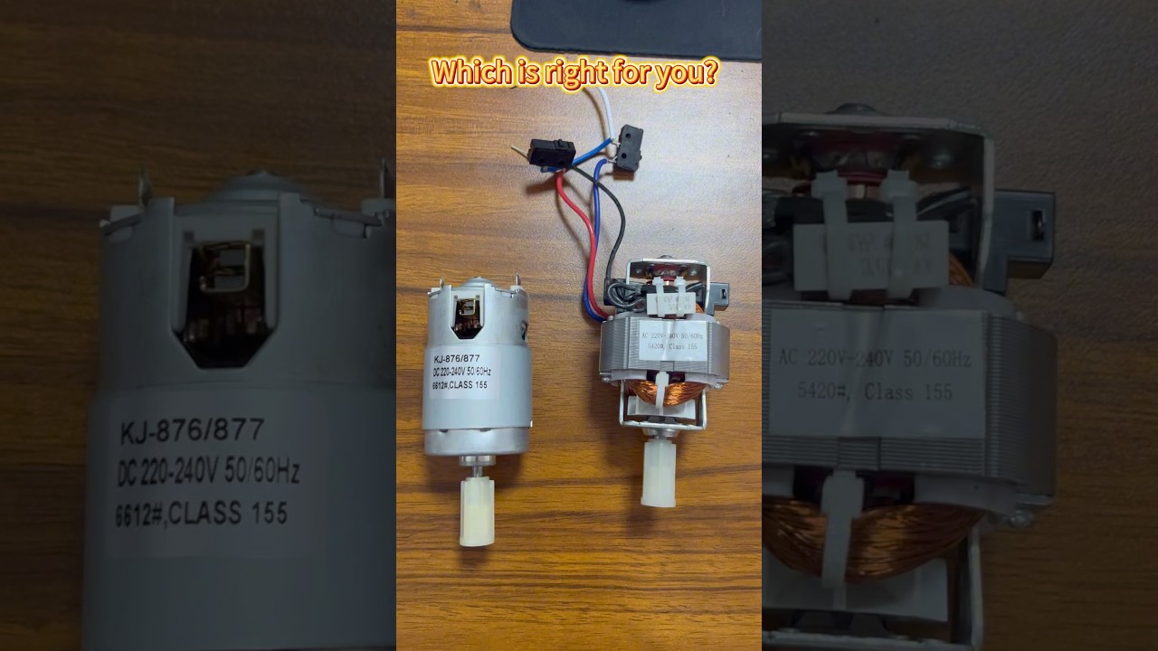 DC vs AC Blender Motors: Which One Should You Choose?