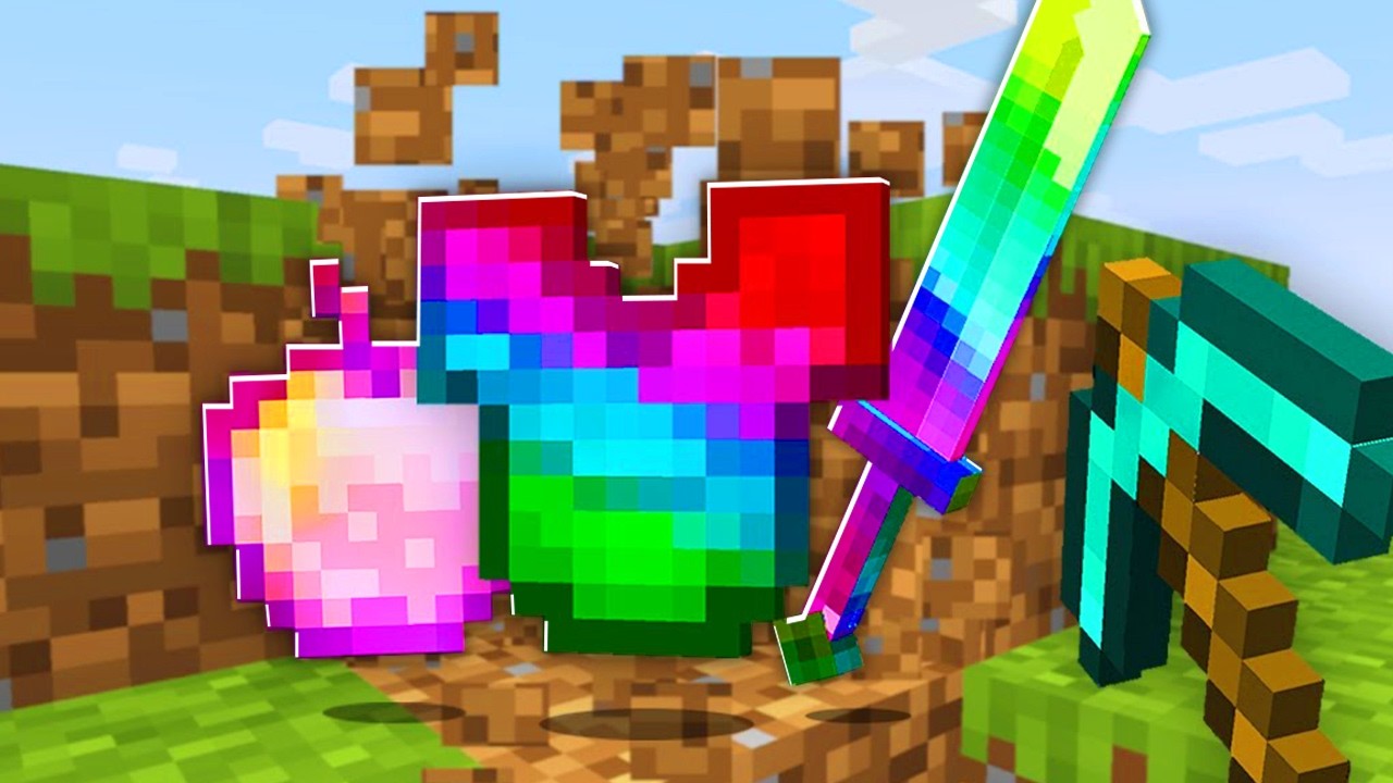 Minecraft ama S&Uuml;PER OP EŞYALAR VAR!