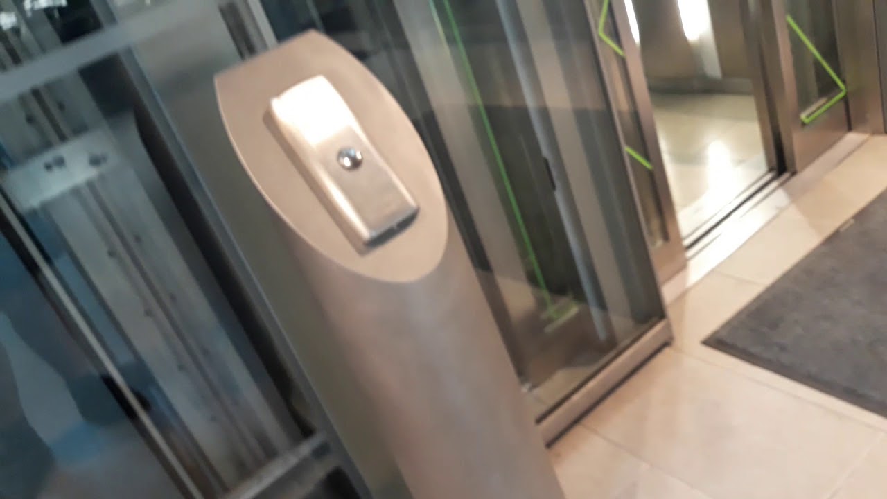 Boring 2008 OTIS GeN2 MRL Traction Elevators at Skanssi SC, Turku, Finland