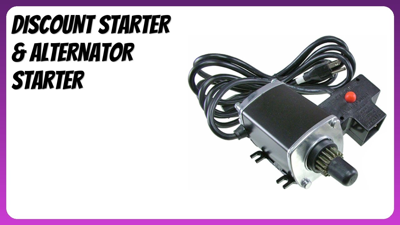 REVIEW (2026): DISCOUNT STARTER & ALTERNATOR Starter. Features