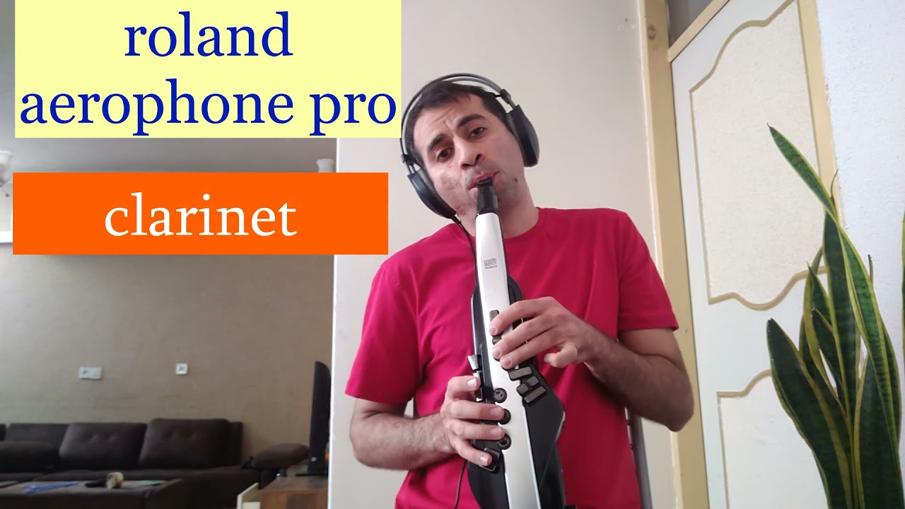 Roland Aerophone Pro AE-30 Scene Test clarinet