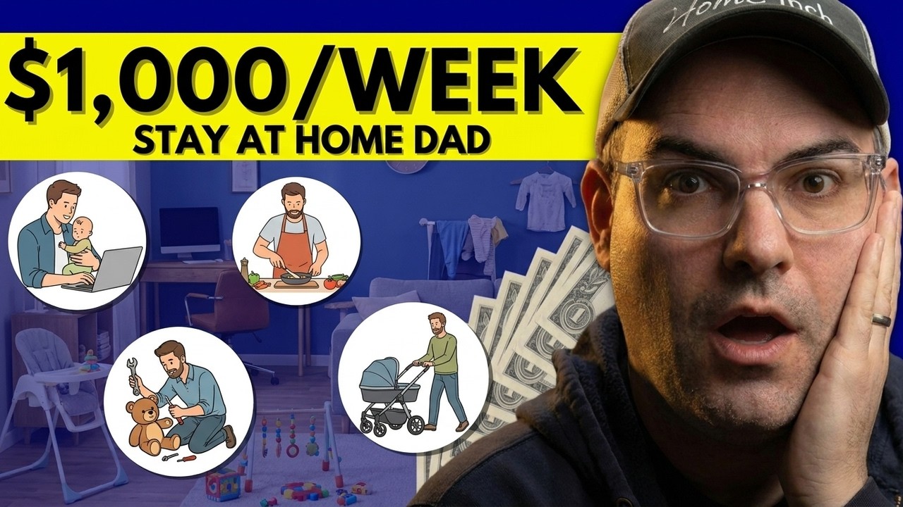 How To Make Money As a Stay At Home Dad ($1000/Week)