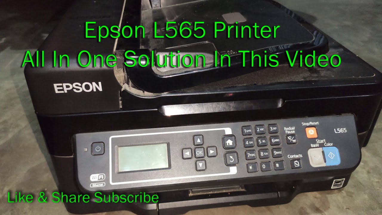 Epson L565  Printer Full assembly or reassembly Process II Epson Printer Error Problem Solve