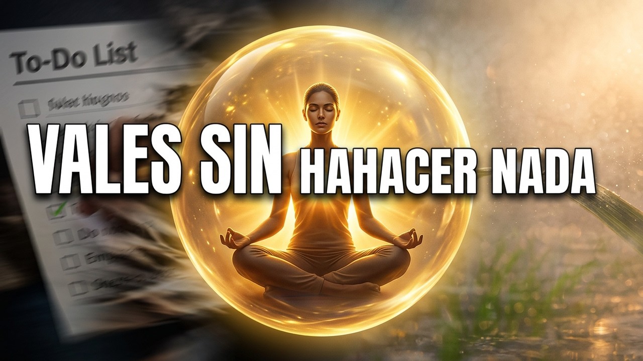 Sientes que solo vales cuando haces algo 🌀 MEDITACIÓN