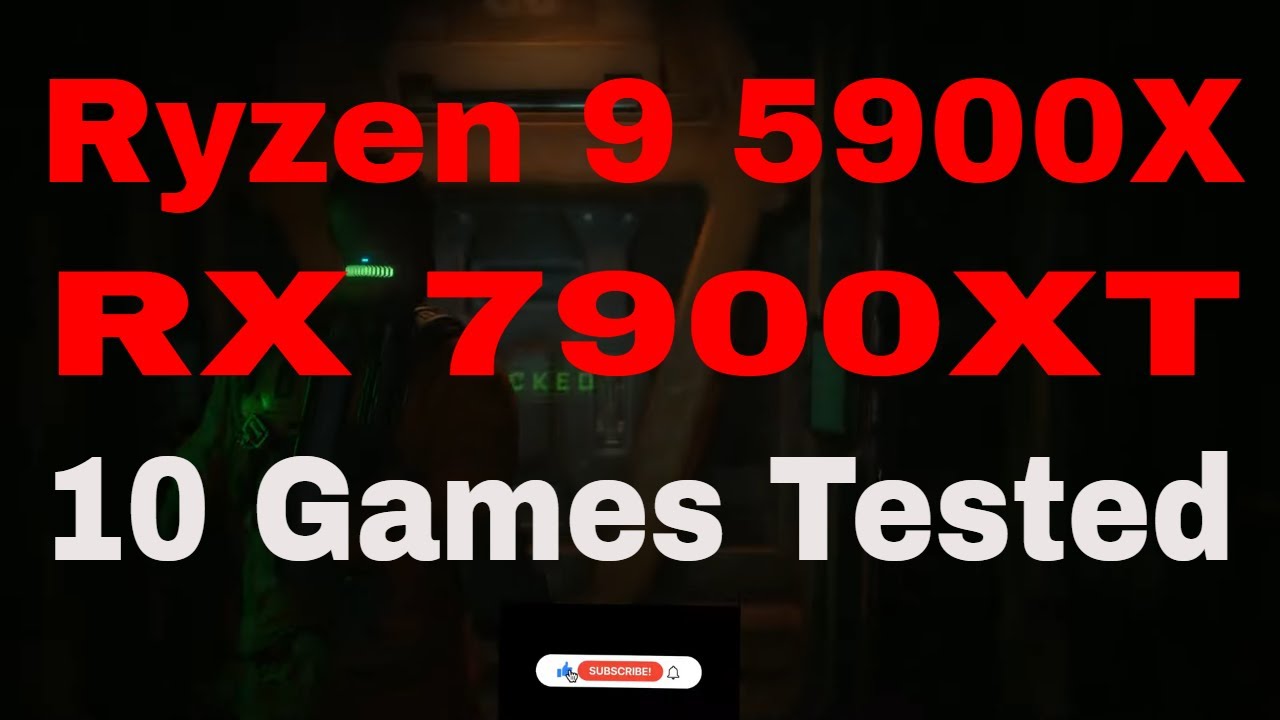 Ryzen 9 5900X RX 7900XT 10 Games Tested 4K
