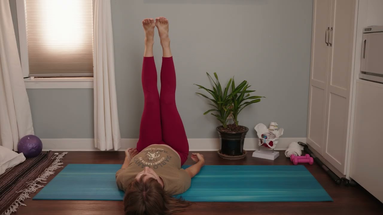 Pelvic floor muscle stretch HEP