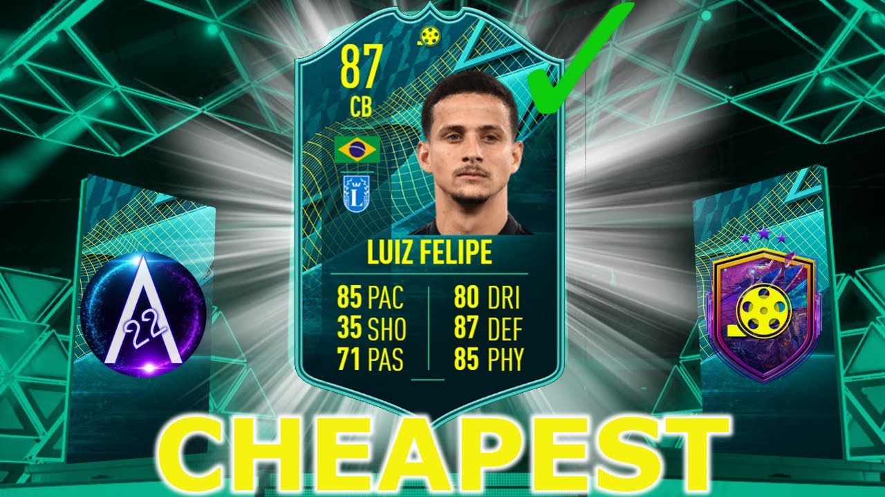 87 Luiz Felipe Moments SBC Cheapest Solution!! #FIFA22